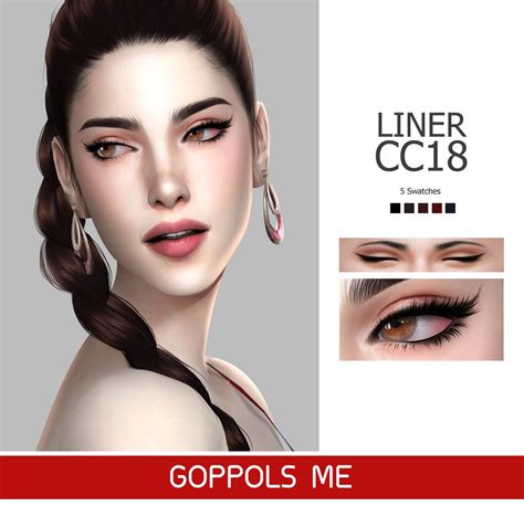 Goppols Me Gpme Liner Cc 18 5 Swatches Download Hq Mod Compatible Add