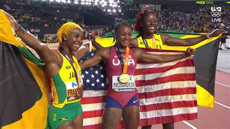 Woman Of The Century Former Lsu All American Shacarri Richardson Becomes First American To Win
