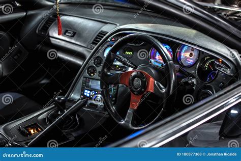 Interior Of Toyota Supra Editorial Stock Photo Image Of Commands