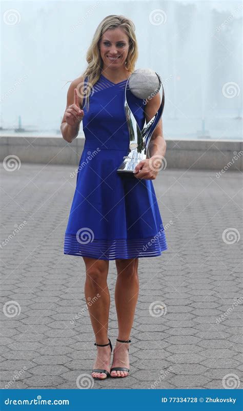 Two Times Grand Slam Champion Angelique Kerber Of Germany Poses With