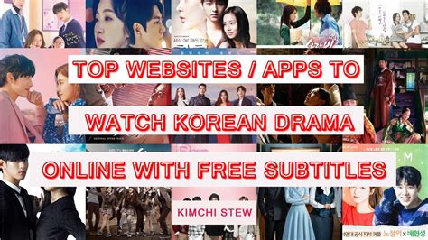top websites and apps to watch korean drama online with subtitles for free youtube