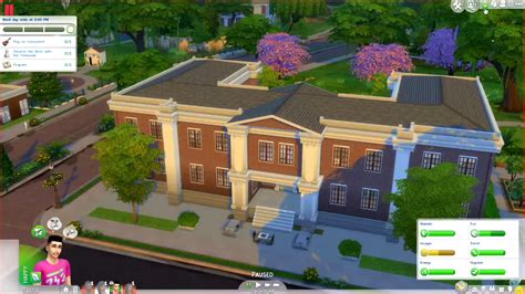 Sims 4 High School Build Cc