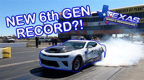 Setting A New 6th Gen Camaro Stock Bottom End Record Youtube