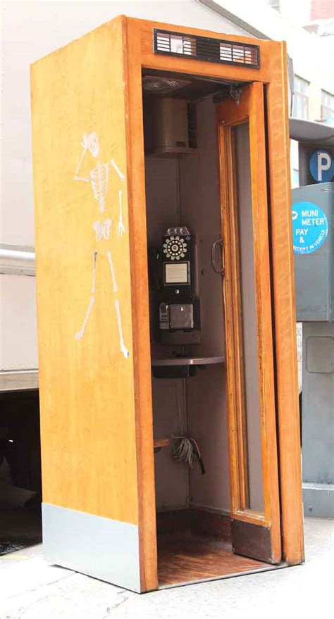 Wooden Vintage Phone Booth Olde Good Things