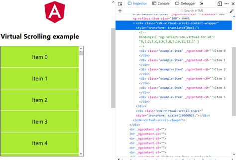 Angular 7 Virtual Scrolling And Drag And Drop Features
