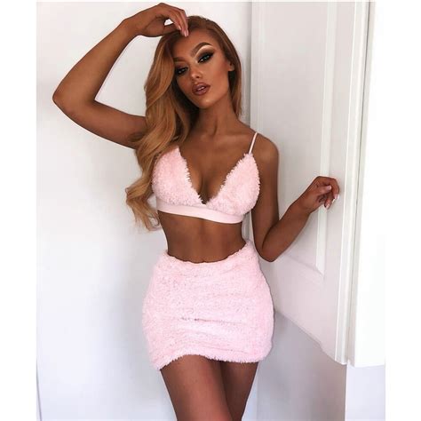 Sexy Women Pcs Strappy Bodycon Crop Top Mini Skirt Co Ord Set Backless