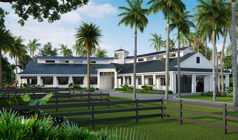 the preserve wellington florida equestrian barn stables Bahamian style