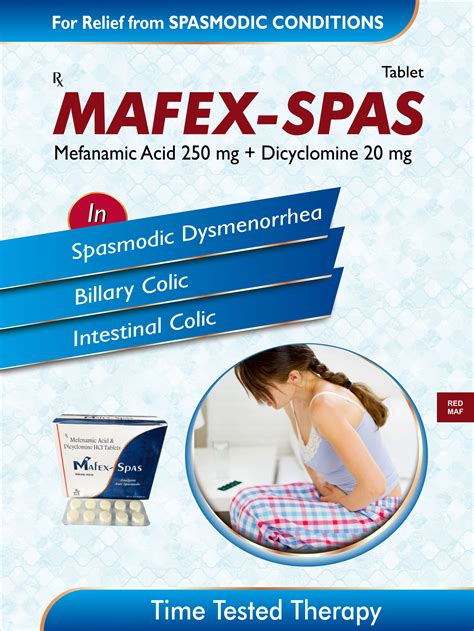 MAFEX SPAS Antispasmodic Range ACSPharmaceuticals