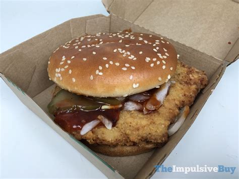 REVIEW McDonald S Spicy BBQ Chicken Sandwich The Impulsive Buy