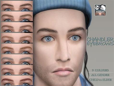 Bakalias Chandler Eyebrows Sims 4 Cc Makeup Eyebrows Sims 4