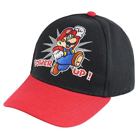 Nintendo Kids Baseball Hat For Little Boys Ages 4 7 Super Mario