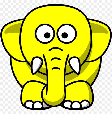 Original File Yellow Elephant Svg Images Png Image With Transparent