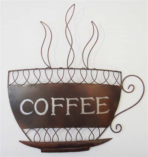 Check spelling or type a new query. NEW - Contemporary Metal Wall Art Sculpture - Traditional Coffee Cup And Saucer | eBay