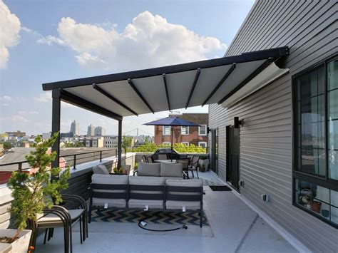 Philadelphia Penthouse Patio Gets Retractable Roof Milanese Remodeling