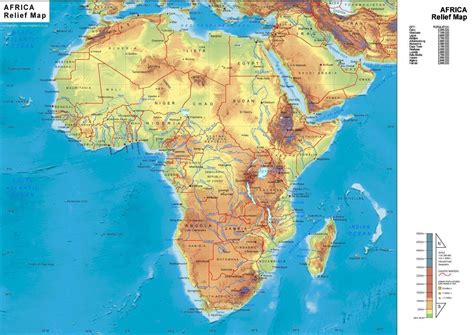 Map Of Africa With Landforms : Landforms of Africa, Deserts of Africa, Mountain Ranges of Africa ...