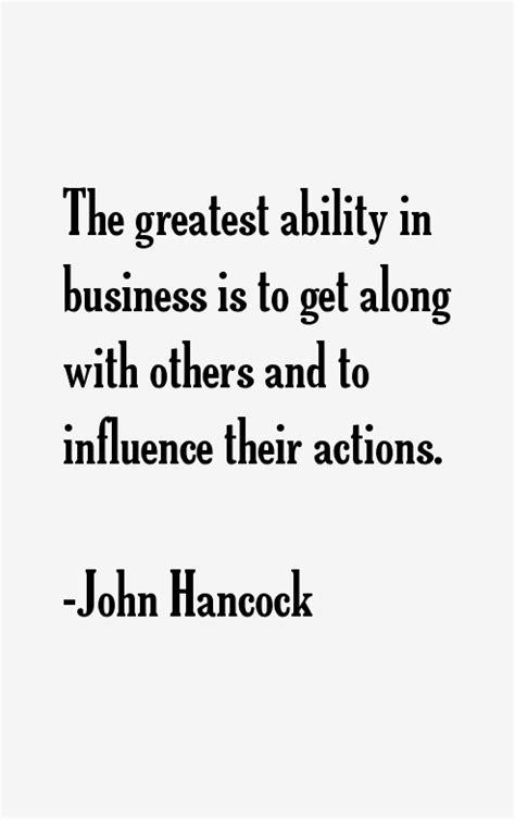 John Hancock Quotes And Sayings