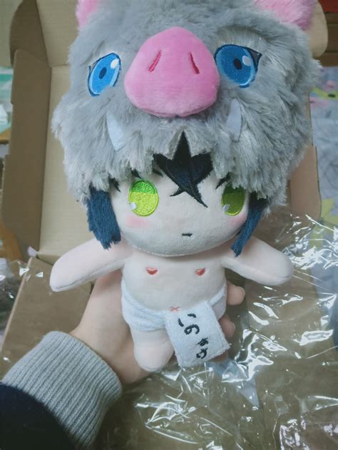 Demon Slayer Kimetsu No Yaiba Hashibira Inosuke Dress Up Plush Doll Toy