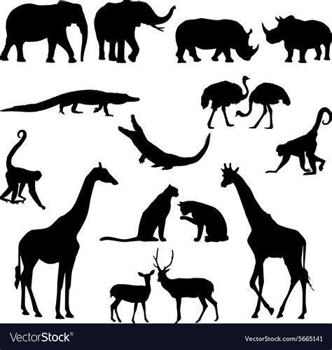 African Animals Vector Free Template Ppt Premium Download 2020