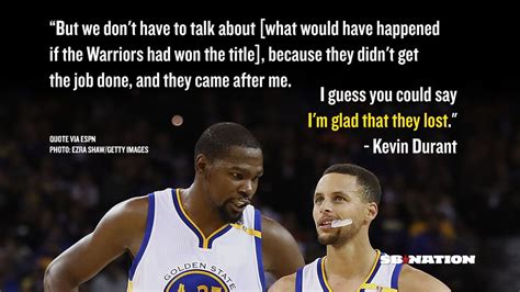 Kevin Durant says he's glad the Warriors blew a 3-1 lead ...