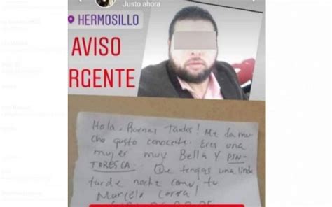 Alerta Por Presunto Acosador Que Droga A Mujeres En Hermosillo El Sol De Hermosillo Noticias