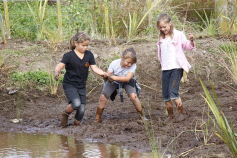 Girls Getting Muddy At St Josephs Temuka School Project Crimson