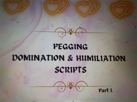 Adult Content Guide Onlyfans Pegging Humiliation Scripts Etsy Uk