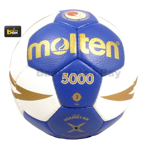 Molten H3x5001 Bw H2x5001 Bw Handball New White Blue Color Ihf Approved