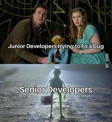 When Junior Developers Try To Fix A Bug Memes For Developers Devslol