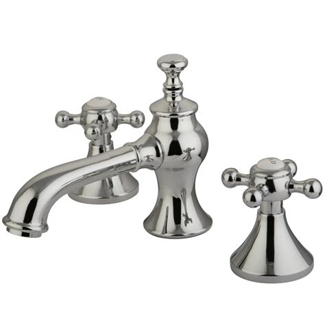 Single handle centerset bathroom faucet. Shop Kingston Brass English Vintage Chrome 2-Handle ...