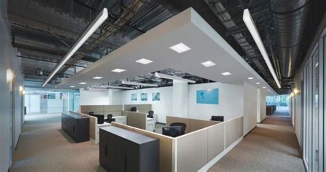 Drop ceilings, which protrude from the original ceiling, and coffers, where the ceiling is recessed, make striking architectural features. Pin by Philips lighting us on LED Office Lighting ...