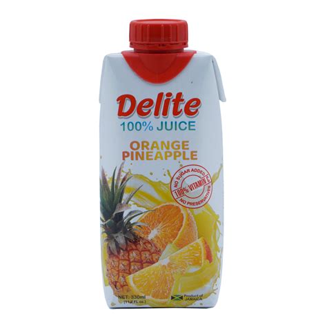 Delite 100 Orange Pineapple Juice Seprod