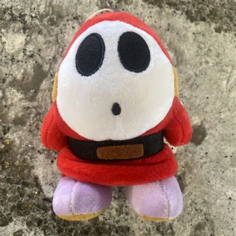 Super Mario Bros Shy Guy Soft Plush Toy Doll 5in 999 Picclick