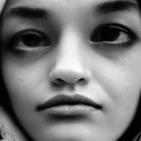 Woman Portrait Extreme Close Up Facial Detail Stable Diffusion