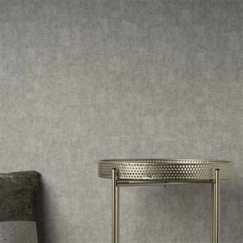 Milano Hessian Texture Grey Wallpaper By Fine Decor M95617