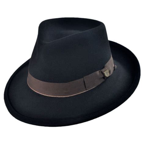 Brixton Hats Swindle Wool Felt Fedora Hat All Fedoras