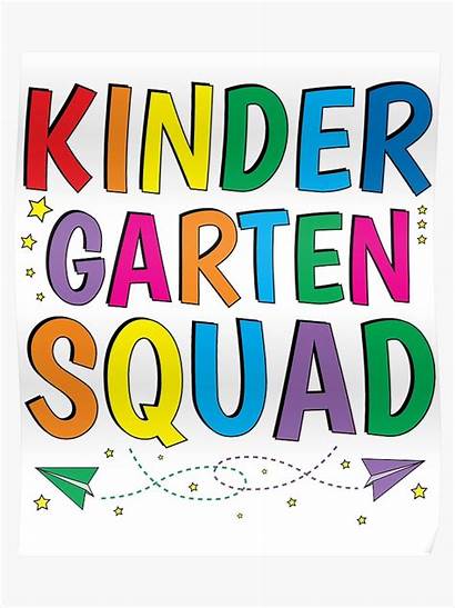 Kindergarten Clipart Team Squad Starrett Poster Teacher