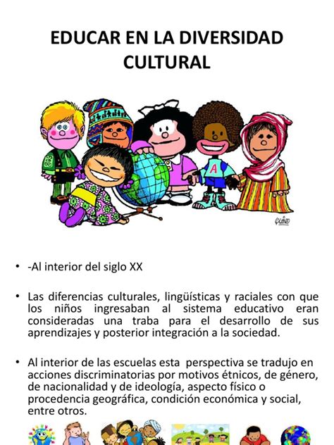 Educar En La Diversidad Cultural Interculturalidad Diversidad Cultural