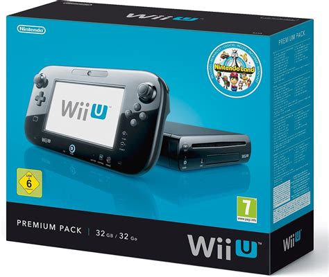 Nintendo 2300132 Wii U Console Premium Black Home Entertainment