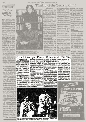 New Episcopal Priest Black And Female The New York Times