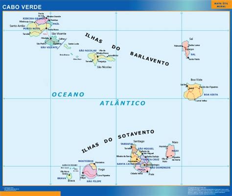 Mapa Cabo Verde Tienda Mapas