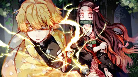 Demon Slayer Wallpaper Lightning Anime Wallpaper Hd
