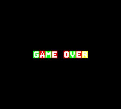Game Over Screen Pixel Art Maker