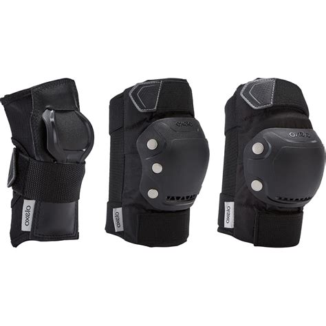 Oxelo Decathlon Fit500 Protective Gear Set W Kneeelbow Pads And Wrist