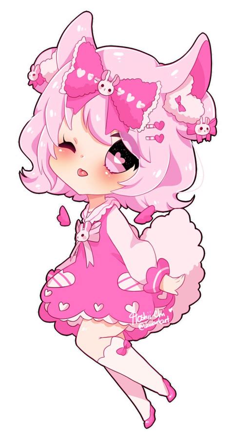 Pink Sweet By Invokersama On Deviantart Cute Anime Chibi Anime Chibi