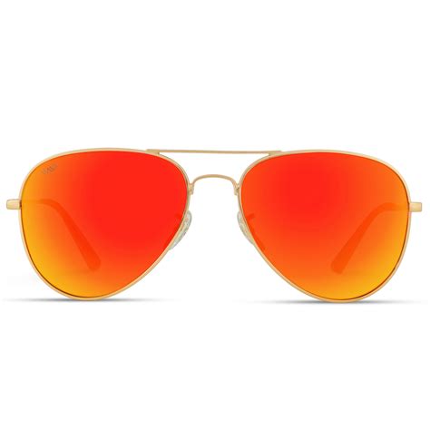 wearme pro pilot style classic polarized aviator sunglasses