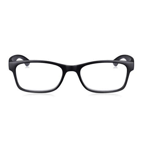 Read Optics Black Reading Glasses Wayfarer Shape Readers