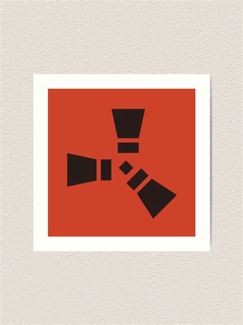 Rust Logo Art Print For Sale By Ricemann Redbubble