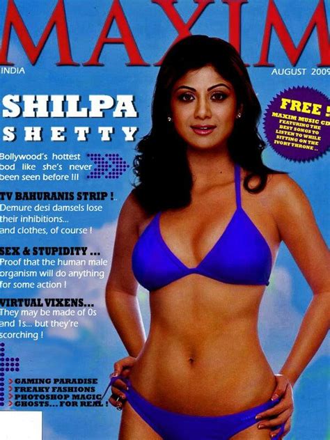 Shilpa Shetty Like Never Before On The Maxim India Cover Back In The