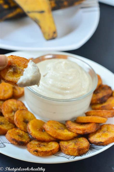 Plantain With Coconut Dip3 Dry Not Cook Coconut Cashew Dip