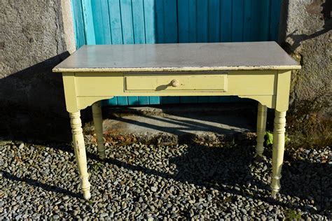 Vintage Yellow Kitchen Table Refabrikate